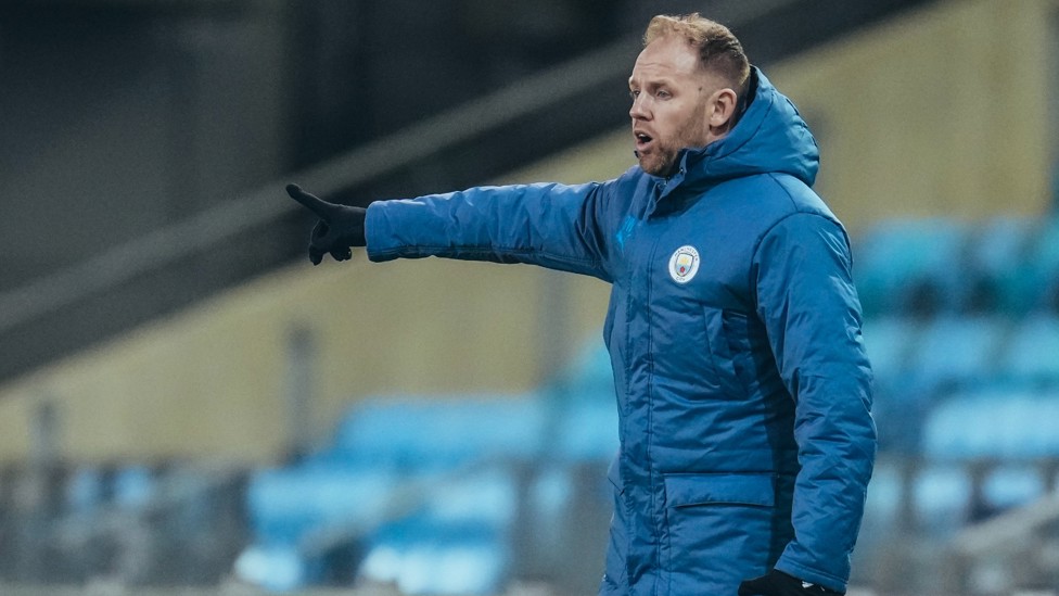 POINTING THE WAY: Head coach Ben Wilkinson.