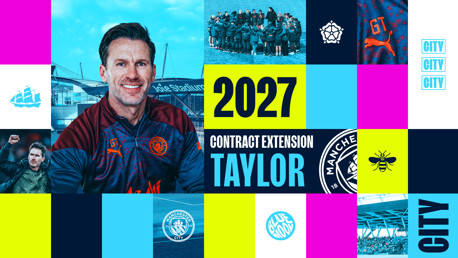 Taylor assina extensão de contrato com o City