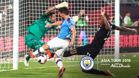 STRIKE: David Silva equalises against West Ham.