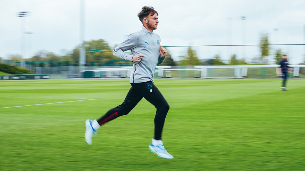 BREAKING BARRI-ERS : Luca Barrington has a need for speed