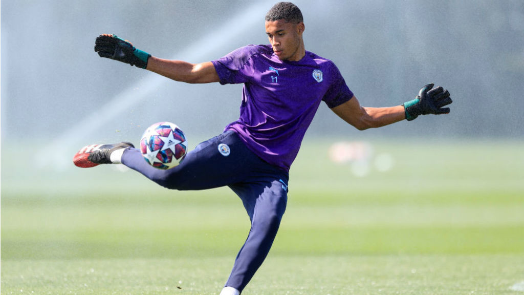NEW DEAL: Gavin Bazunu has signed a two-year contract extension with City