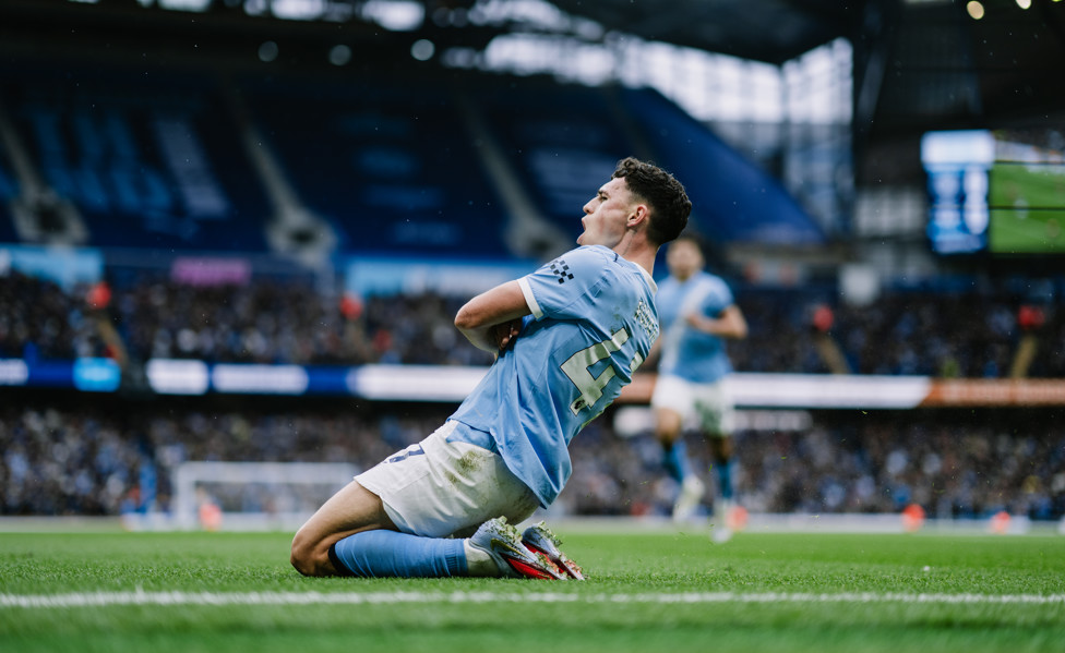 Foden comemora! 