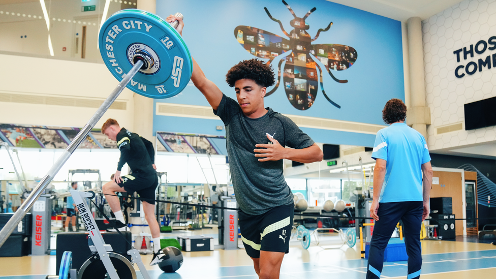 SHOW OF STRENGTH : Rico Lewis aiming to be a Premier League heavyweight
