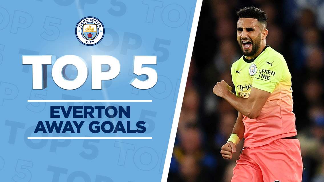 Everton v City: Top 5 gols en Goodison Park