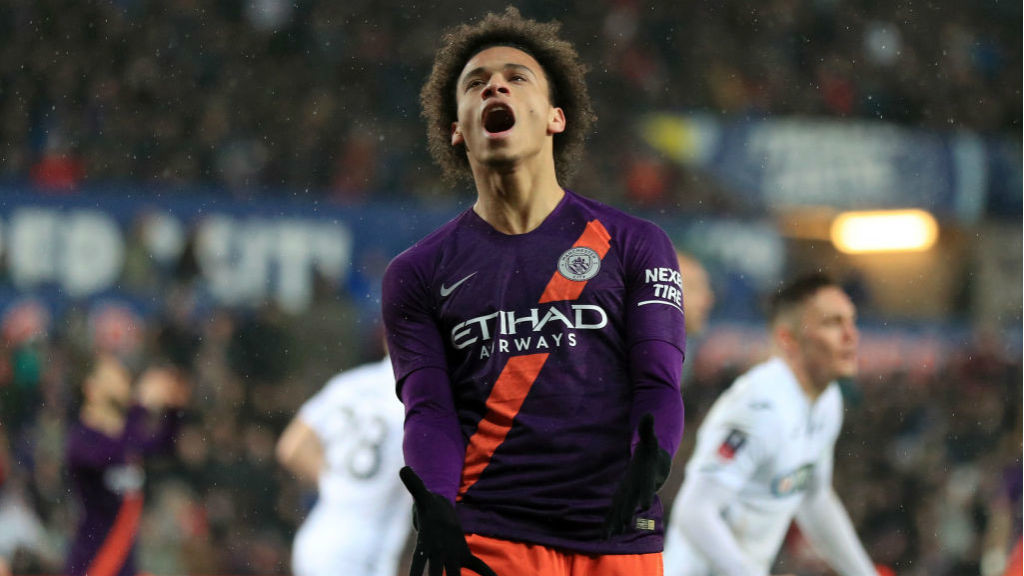 FRUSTRATION: Leroy Sane can't believes it after another chance goes begging