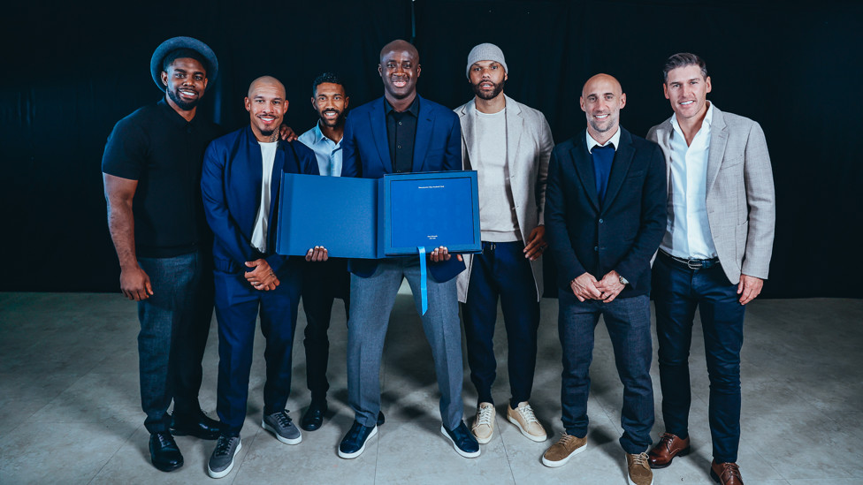 ALL TOGETHER : Players from the 2011/12 squad meet