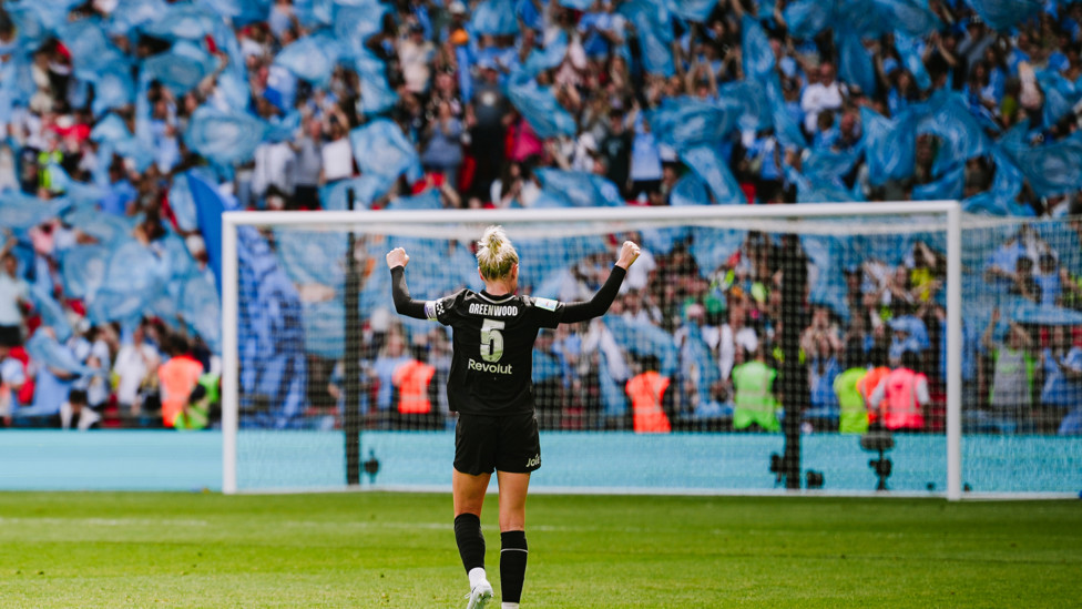 Iconic : The skipper soaking up the celebrations