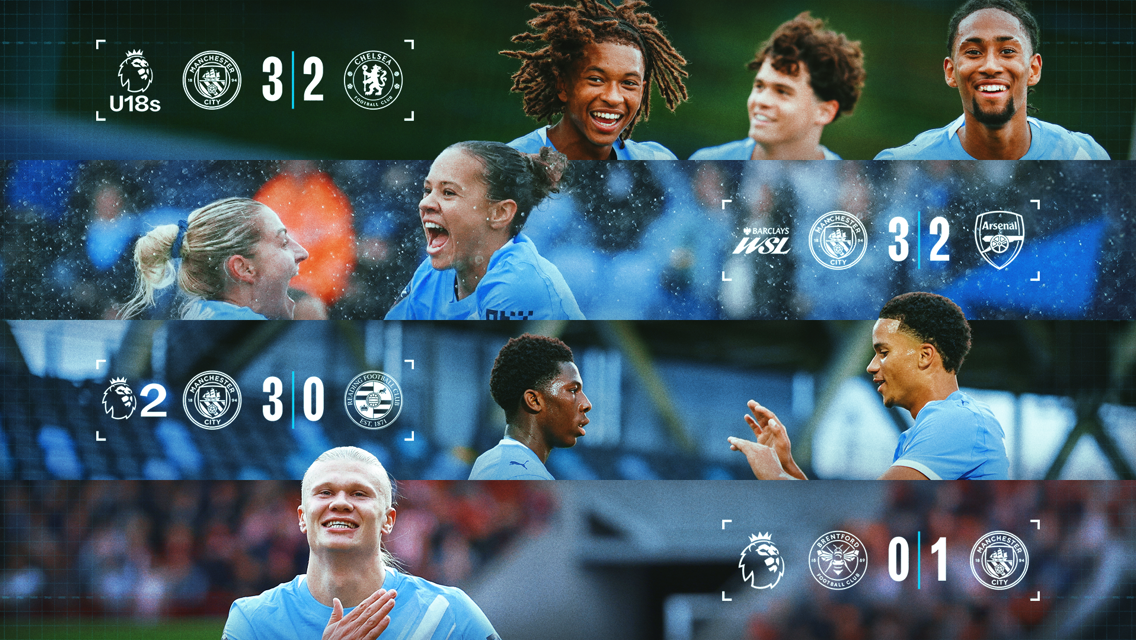 Clean sweep of weekend wins for City