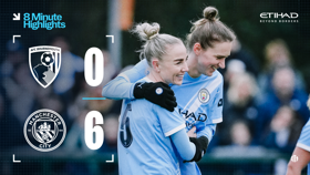 8-minute highlights: Bournemouth 0-6 City 