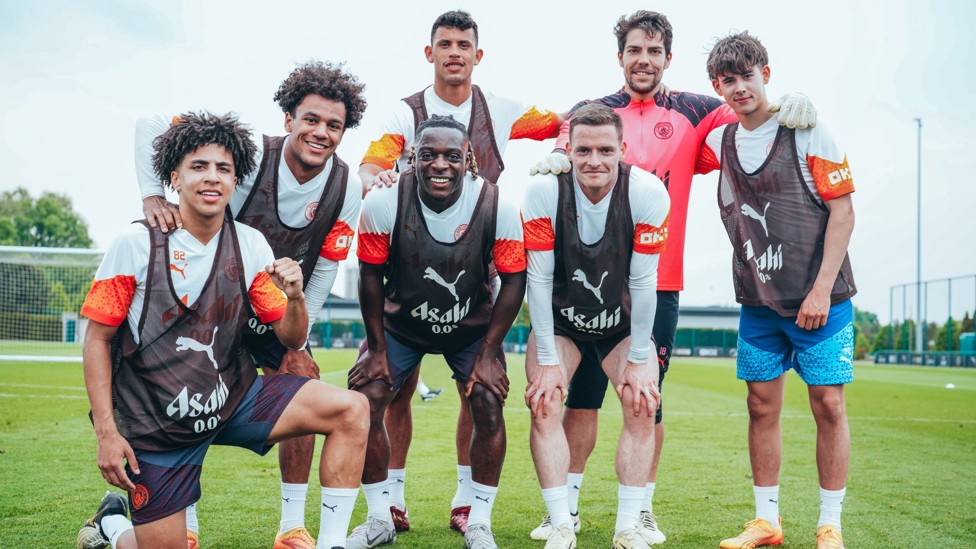 SMILES ALL ROUND : The winning team celebrate