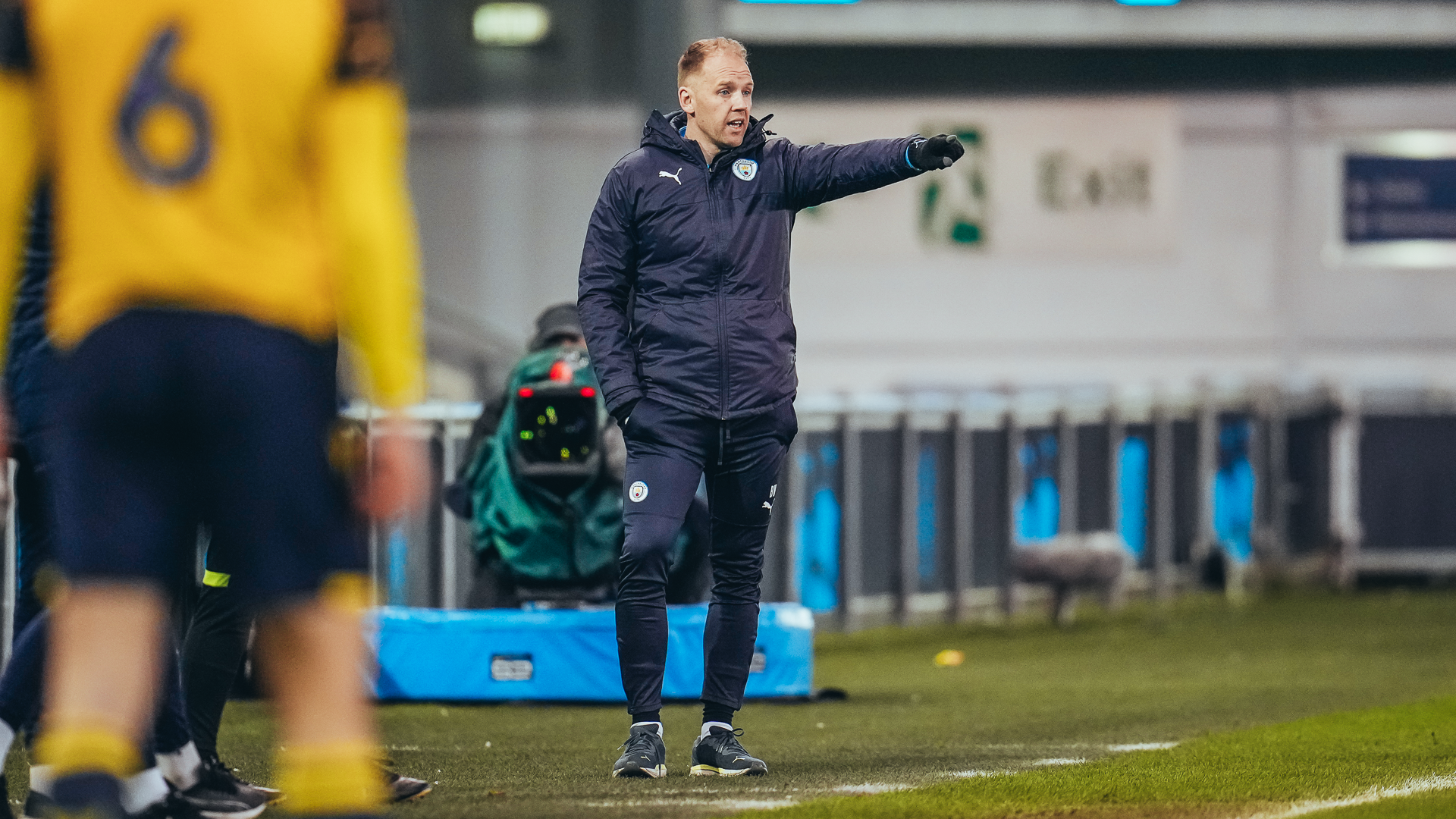POINTING THE WAY: Head coach Ben Wilkinson