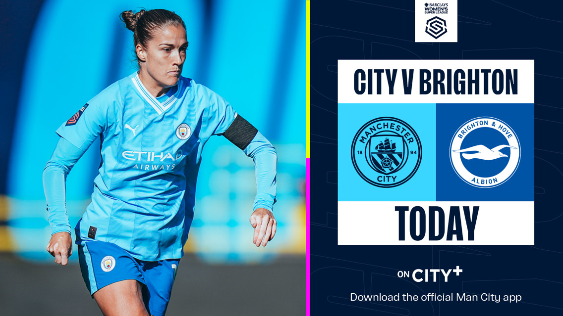 City v Brighton: Sunday's WSL clash live on CITY+