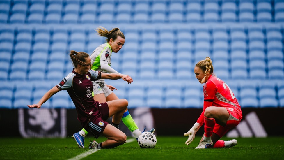 DENIED : Lauren Hemp is shut out