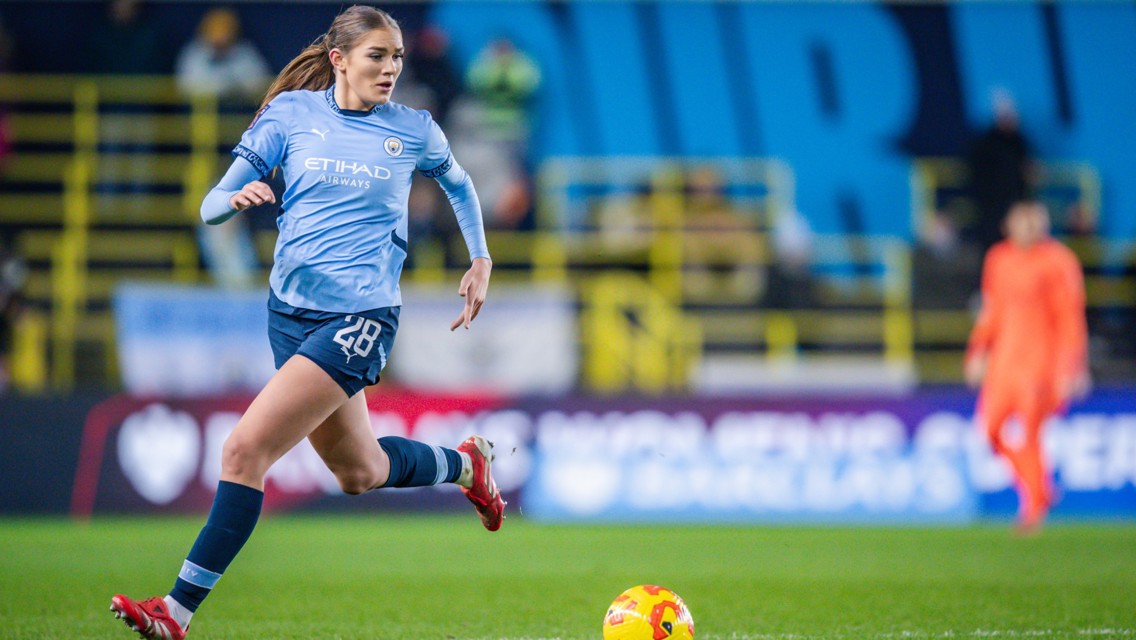 Prior: Being a City fan as a kid, playing at the Etihad is always special