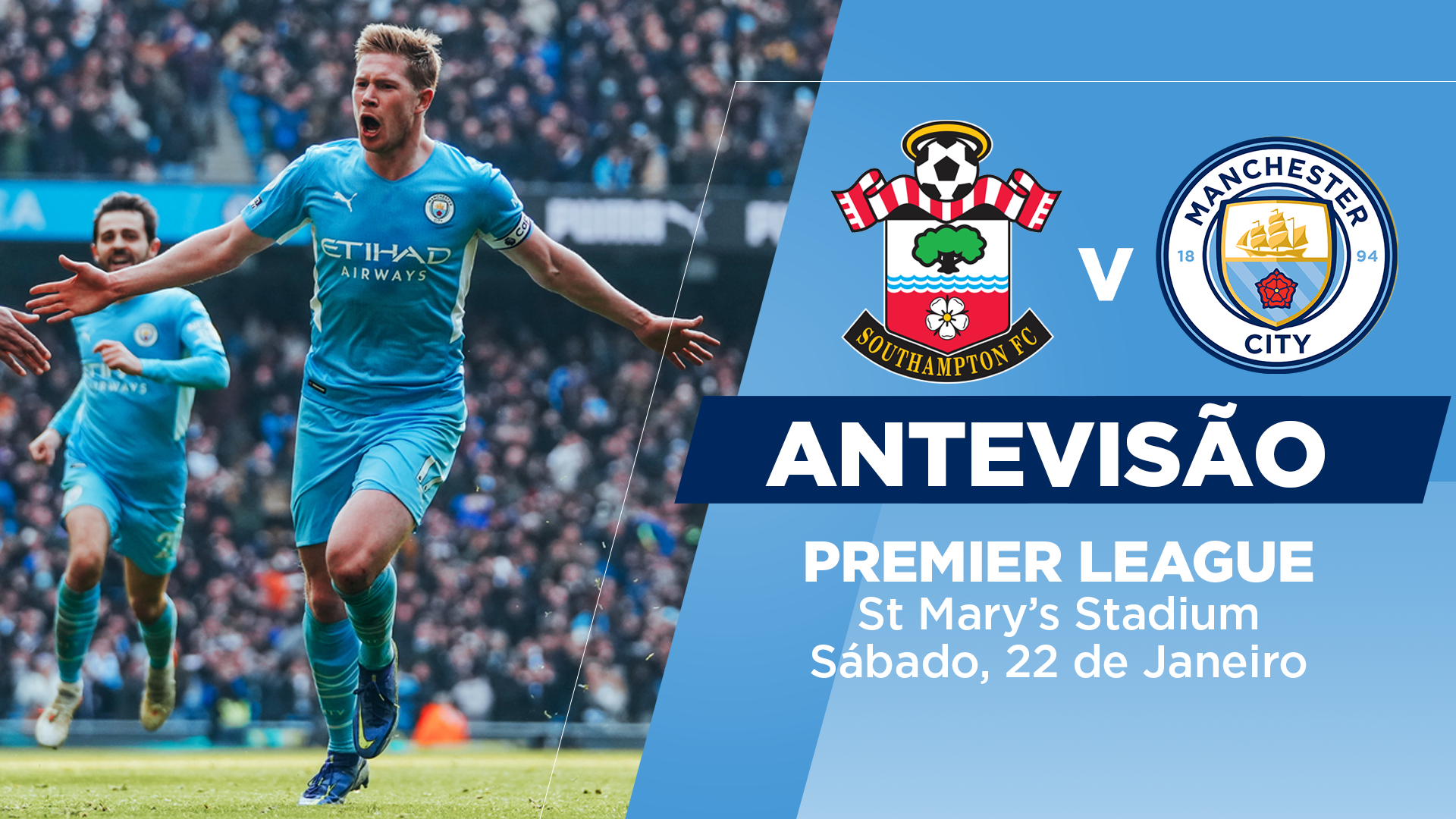 Southampton x Manchester City : onde assistir ao jogo deste sábado da Premier  League