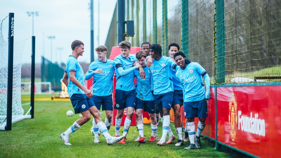 LEAGUE WINNERS : A vital win against United helped our Under-18s win the 2024/25 Under-18 Premier League North title. 