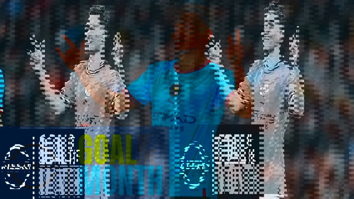 ألفاريز يحصد جائزة هدف نيسان