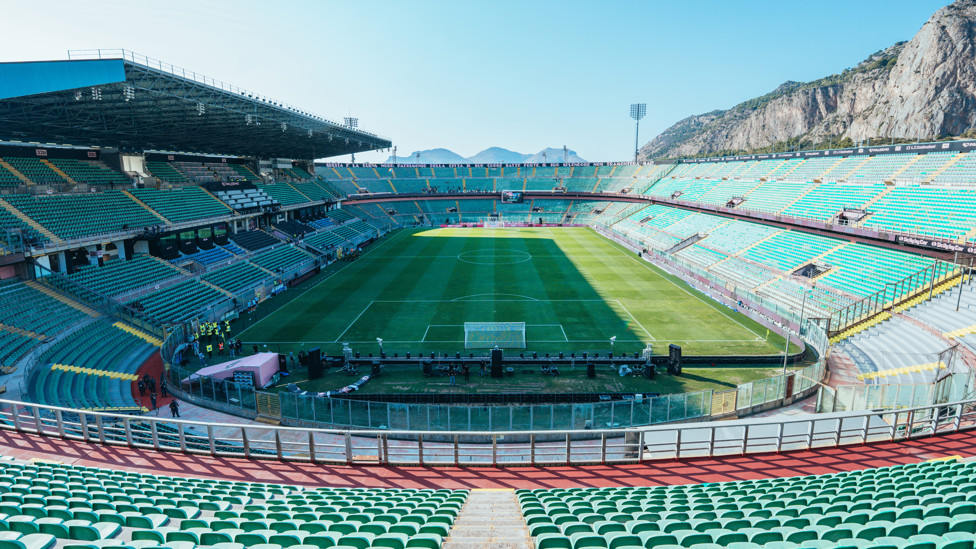 SUNNY SICILY : Superb setting for the Anglo-Palermitan Trophy.