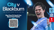 City v Blackburn Rovers: FA Youth Cup semi-final tickets on sale!