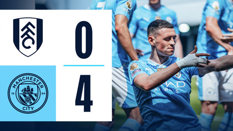 Cuplikan singkat: Fulham 0-4 City