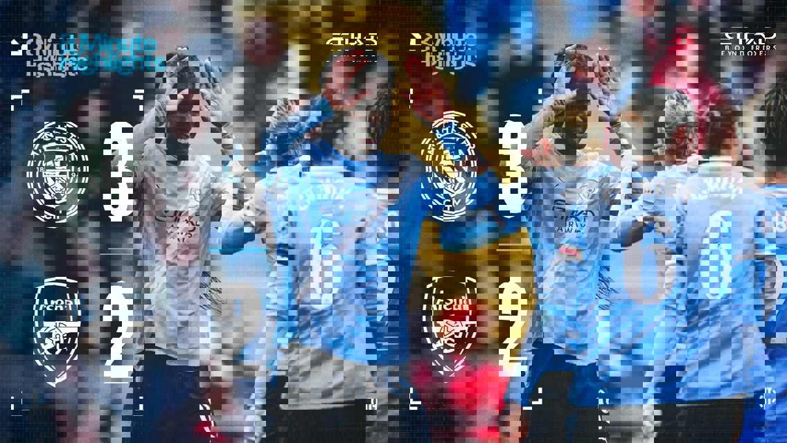 City 3-2 Arsenal: 8-minute highlights