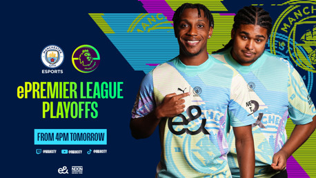 Watch the Man City ePremier League Playoff live
