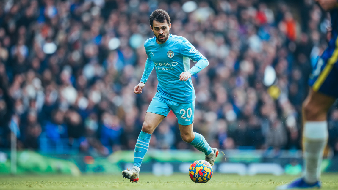 SILVA SERVICE: Bernardo looks to create