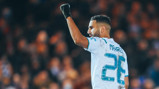 FIST PUMP: Mahrez enjoyed his goal!