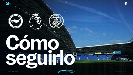 Brighton v City: horarios y TV