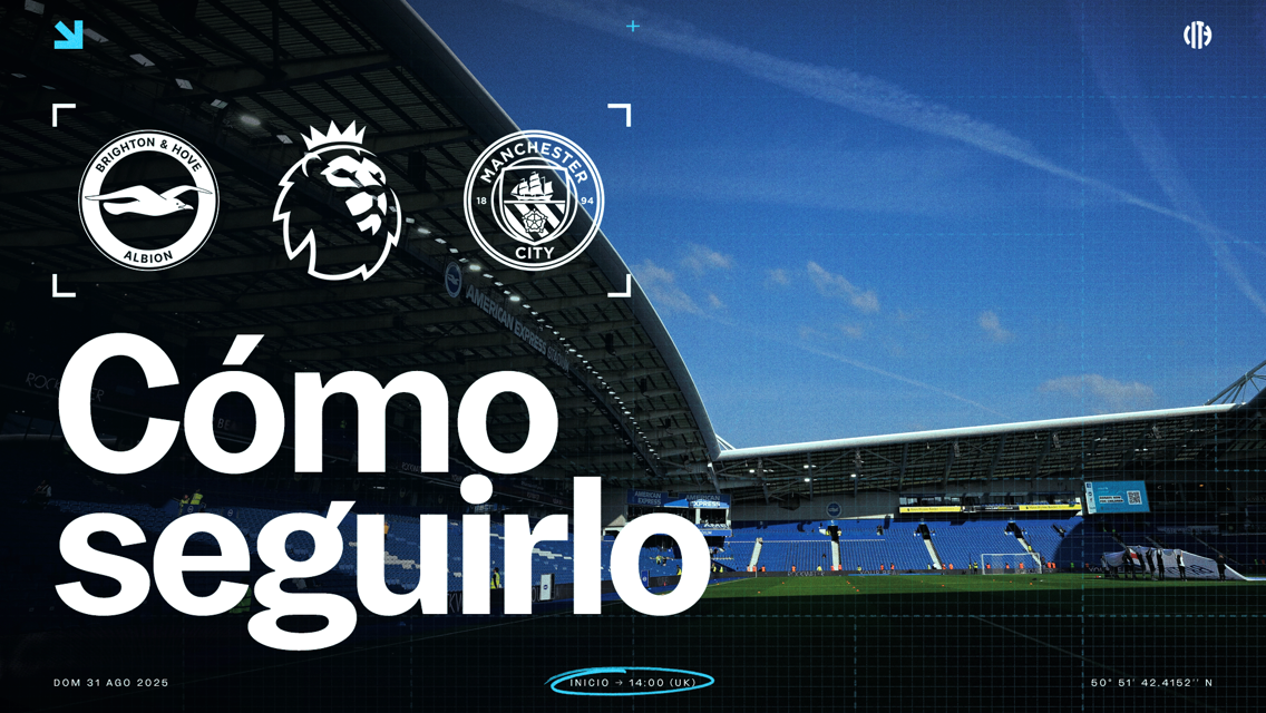 Brighton v City: horarios y TV