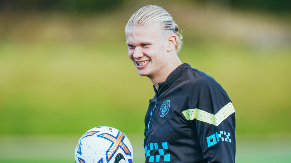GOAL GETTER : Erling Haaland will be looking to continue his fine form this weekend