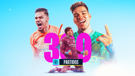 Ederson alcanza los 300 partidos con el City