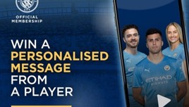 Win a personalised player message ​