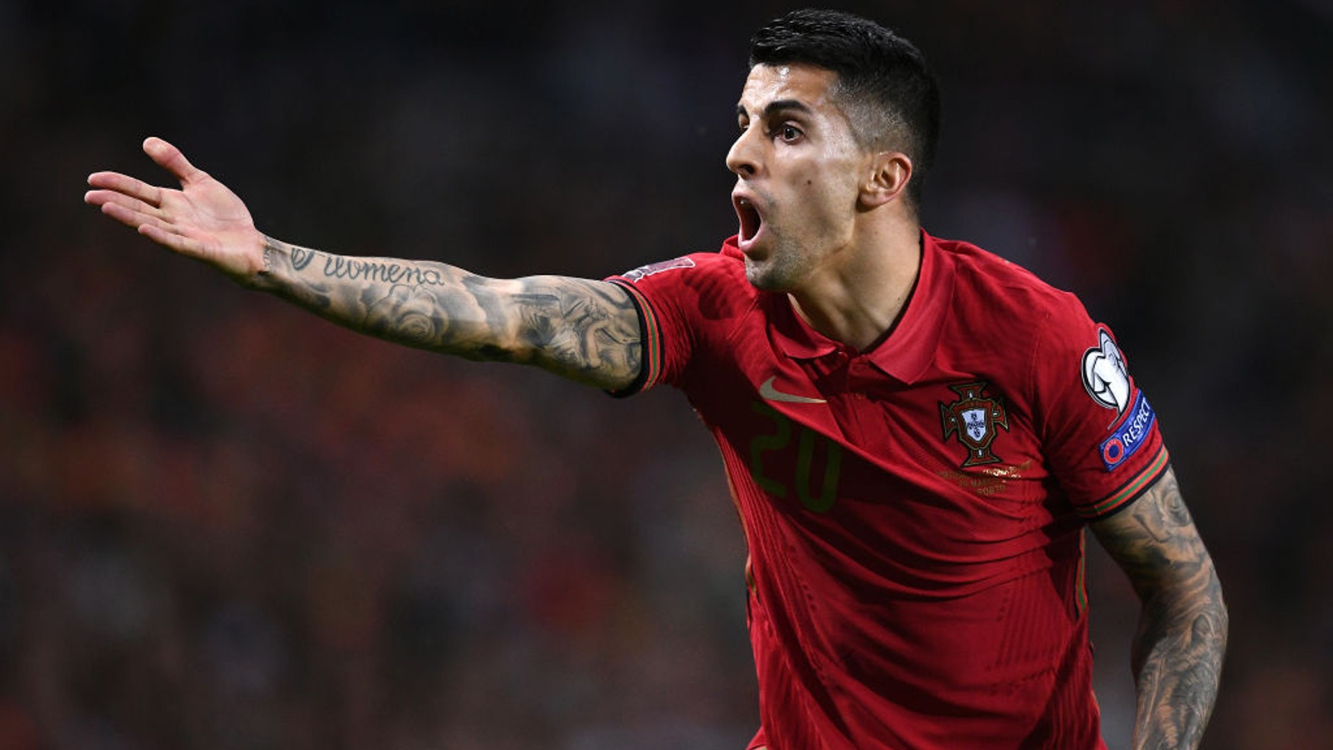 FINAL PUSH: Joao Cancelo urges Portugal on