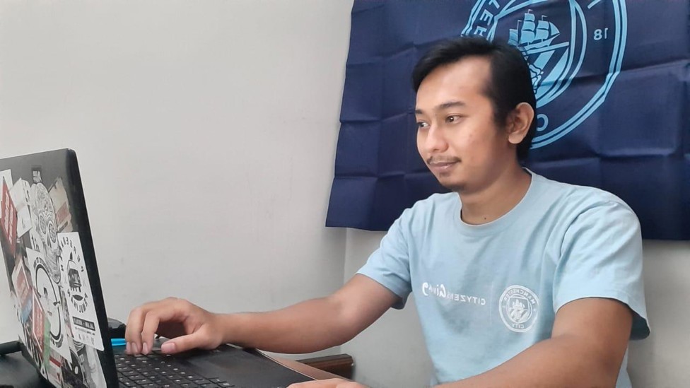 Iqbal, Young Leader asal Bandung mengikuti pelatihan daring