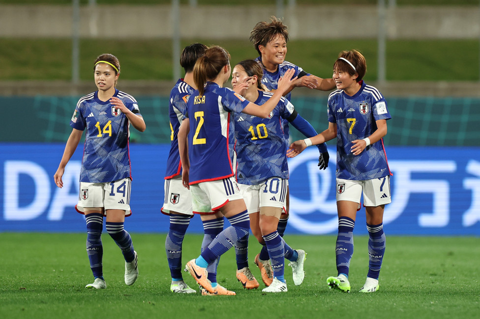 DOMINATING : Yui Hasegawa assisted Japan's fourth goal in their 5-0 win over Zambia in their opening game of the tournament.