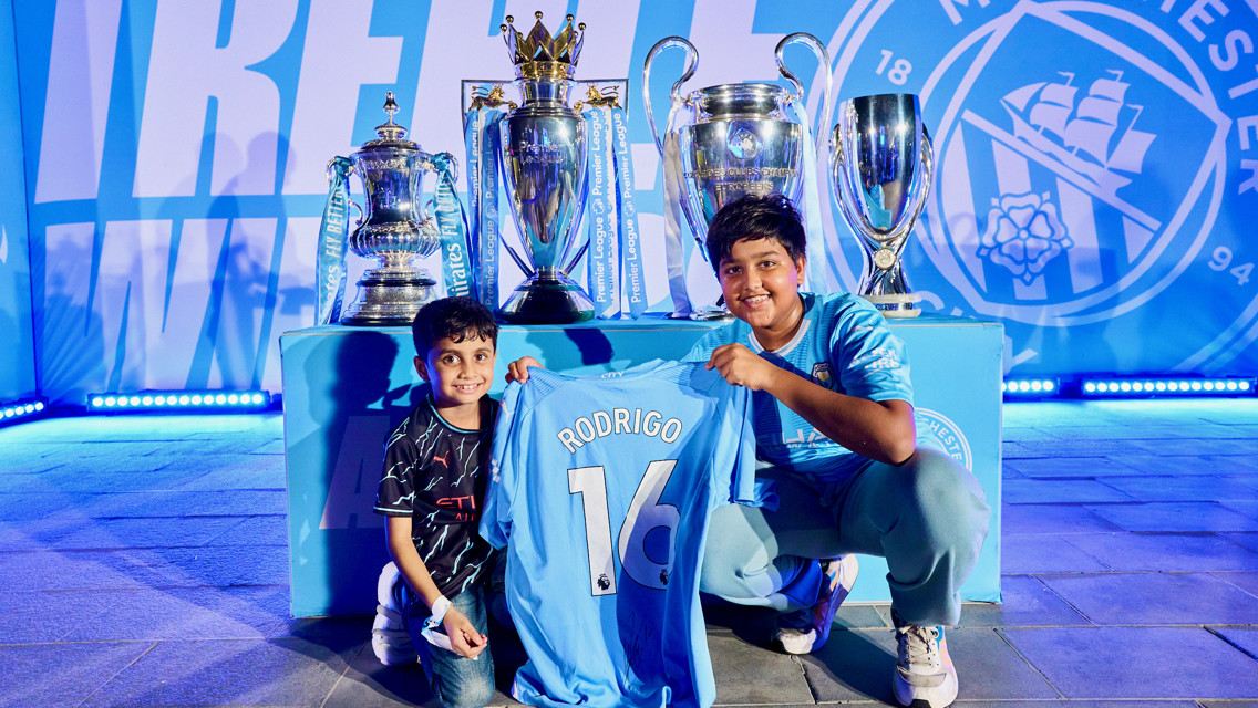 Treble Trophy Tour in the UAE
