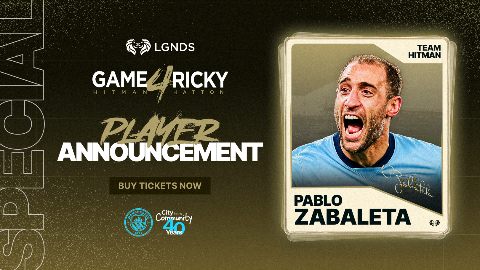 Manchester’s stars unite for Ricky: First names revealed for Game4Ricky