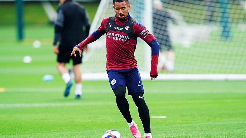 GAB ON THE RUN: Gabriel Jesus accelerates forward