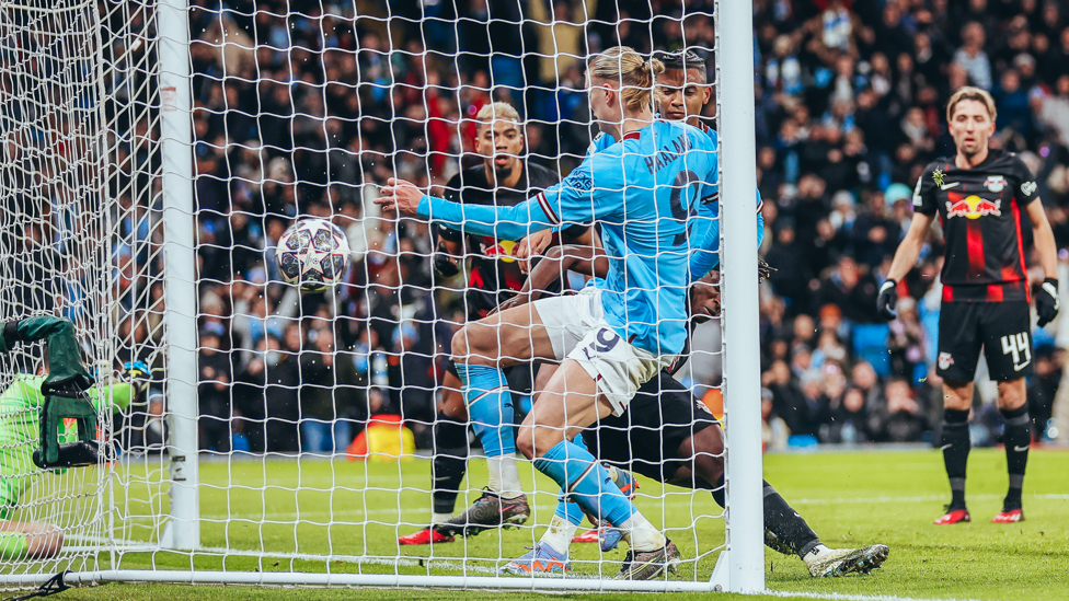 HAALAND HAT-TRICK:  : Fifth treble of the season for Erling!