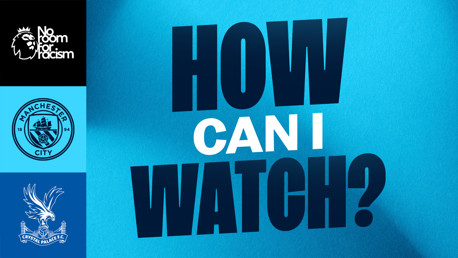 How can I watch City v Crystal Palace on TV?