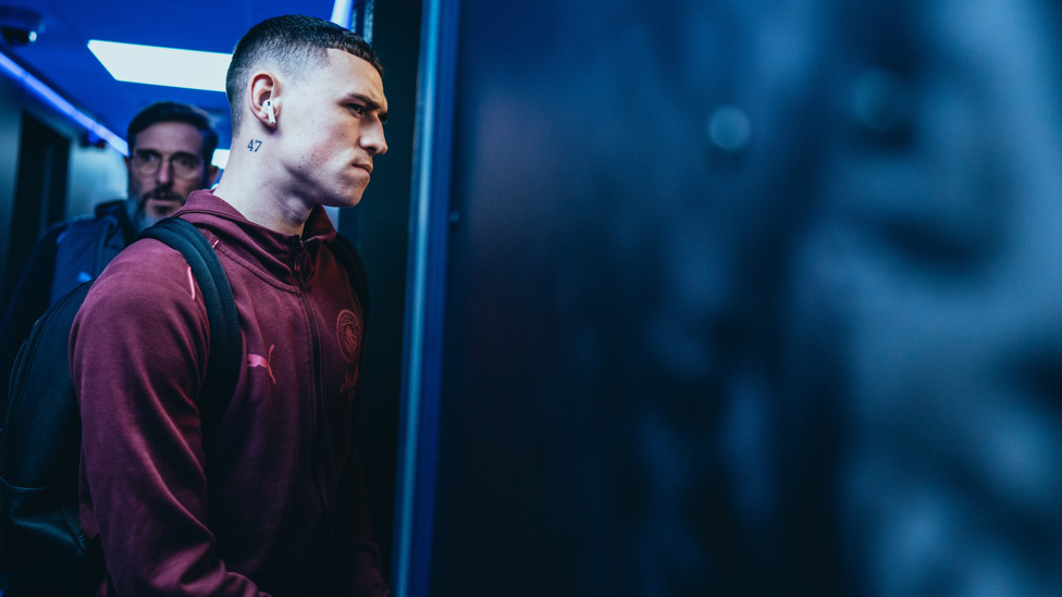 PHIL-ING GOOD : Foden arrives.