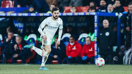 PACE TO BERN: Silva bursts forward in the second-half.