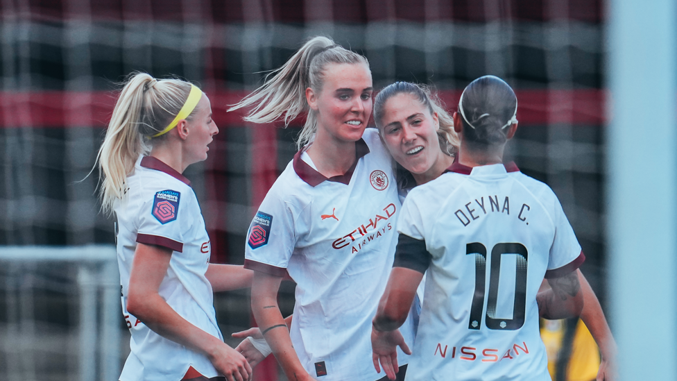 FIRST STRIKE : Summer signing Jill Roord scored on her debut as the season began in October with a win at West Ham