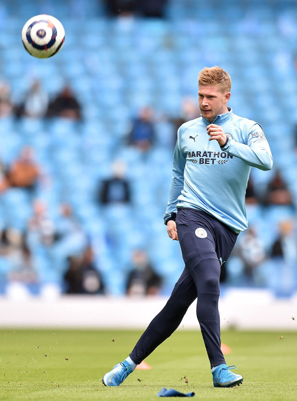 KDB : Kevin De Bruyne em preparação para o jogo