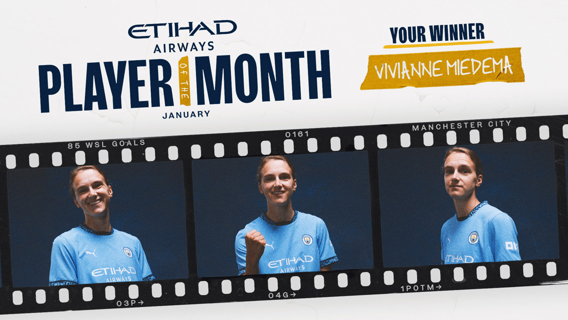 Miedema named January's Etihad Player of the Month