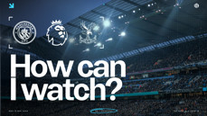 How can I watch City v Palace on TV?