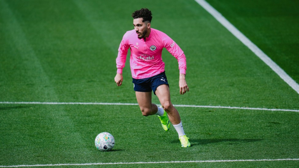 ACTION MAN: Rayan Cherki is the centre of attention.