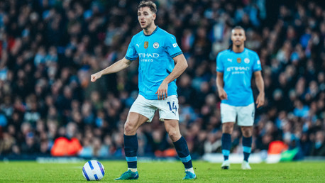NICO: Calm on the ball.
