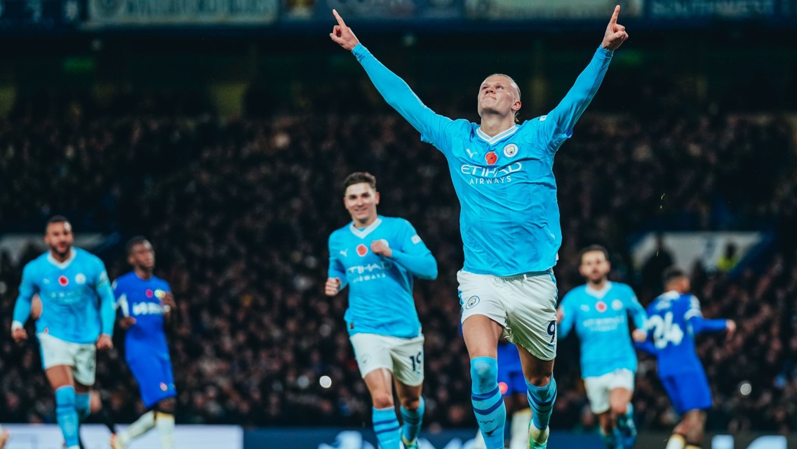 HAPPY HAALAND: Our number nine loved that one!